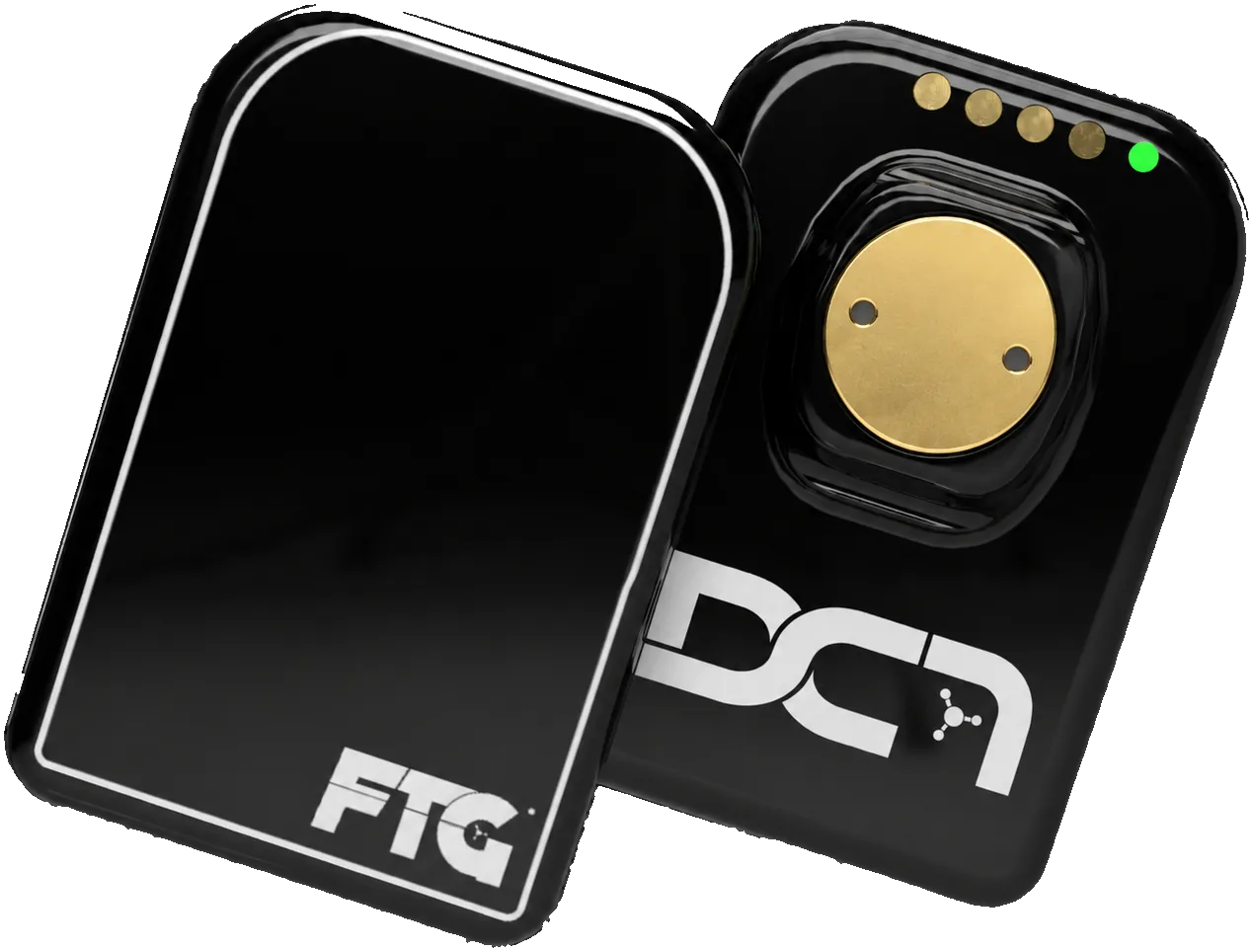 Front and back of the DC-Air™ wireless intraoral sensor